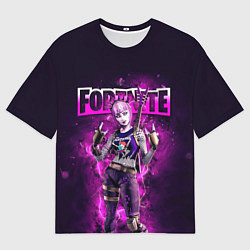 Мужская футболка оверсайз Fortnite Dark Power Chord Video game