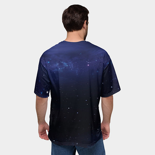 Мужская футболка оверсайз Звездный десант / 3D-принт – фото 4