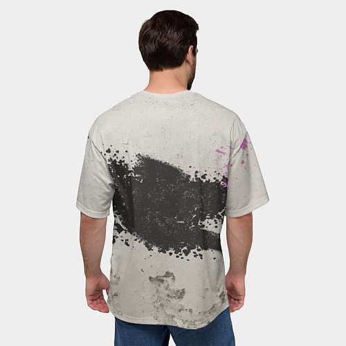 Мужская футболка оверсайз В чем твоя суперсила? HR / 3D-принт – фото 4