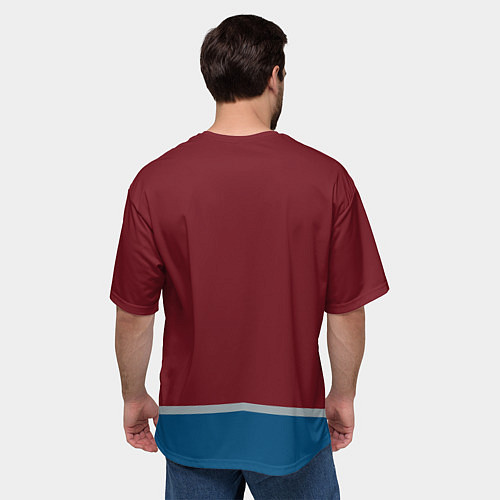 Мужская футболка оверсайз Колорадо Эвеланш Форма / 3D-принт – фото 4