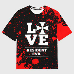 Футболка оверсайз мужская Resident Evil Love Классика, цвет: 3D-принт