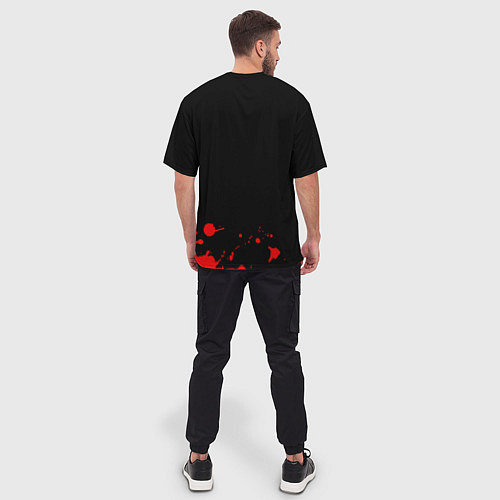 Мужская футболка оверсайз Конвейер снов - Stigmata / 3D-принт – фото 4