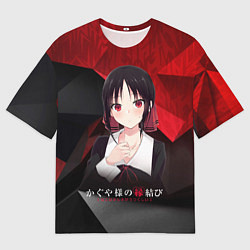 Мужская футболка оверсайз Госпожа Кагуя Синомия