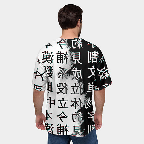 Мужская футболка оверсайз Куки Синобу Genshin Impact / 3D-принт – фото 4