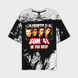 Мужская футболка оверсайз In Too Deep - Sum 41