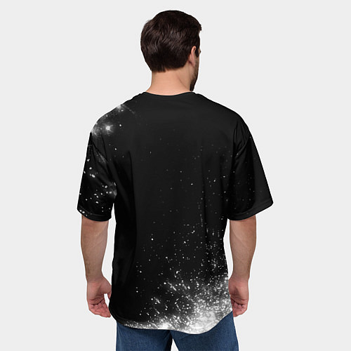 Мужская футболка оверсайз Группа Linkin Park и Рок Кот / 3D-принт – фото 4