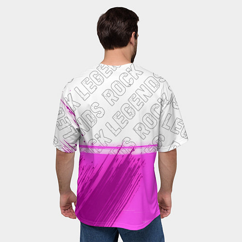 Мужская футболка оверсайз Bullet For My Valentine Rock Legends / 3D-принт – фото 4