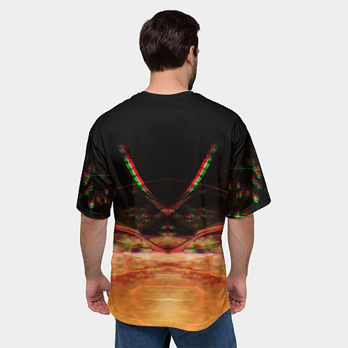 Мужская футболка оверсайз Беннет-незадачливый паренёк / 3D-принт – фото 4