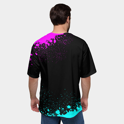 Мужская футболка оверсайз Павел Россия / 3D-принт – фото 4