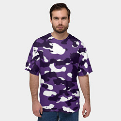 Футболка оверсайз мужская Amethyst Purple Аметист, цвет: 3D-принт — фото 2