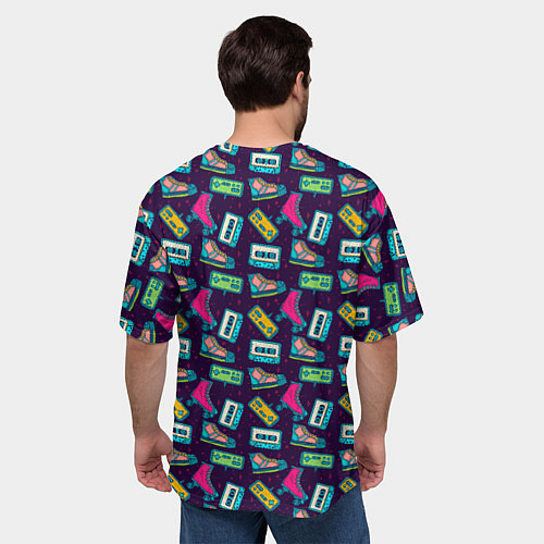 Мужская футболка оверсайз VINTAGE ITEMS / 3D-принт – фото 4