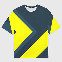 Футболка оверсайз мужская Геометрическая Стрелка, цвет: 3D-принт