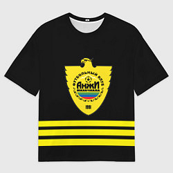 Футболка оверсайз мужская ФАН КЛУБ ФК АНЖИ, цвет: 3D-принт