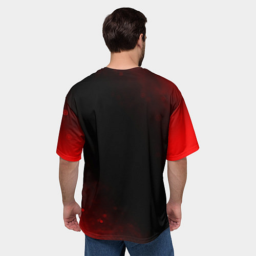 Мужская футболка оверсайз Final Fantasy Love Классика / 3D-принт – фото 4