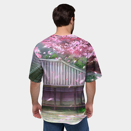 Мужская футболка оверсайз Кагуя - Синомия Love is war Госпожа / 3D-принт – фото 4