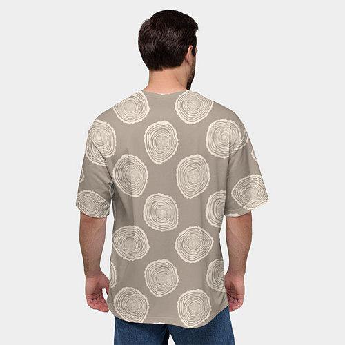 Мужская футболка оверсайз Самурай-лягушка воин / 3D-принт – фото 4