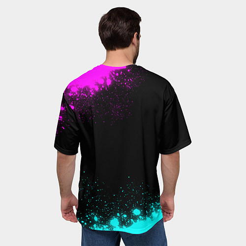 Мужская футболка оверсайз Владимир Россия / 3D-принт – фото 4