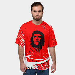 Футболка оверсайз мужская CHE GUEVARA - КРАСКА, цвет: 3D-принт — фото 2