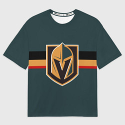 Футболка оверсайз мужская Вегас Голден Найтс Форма, цвет: 3D-принт