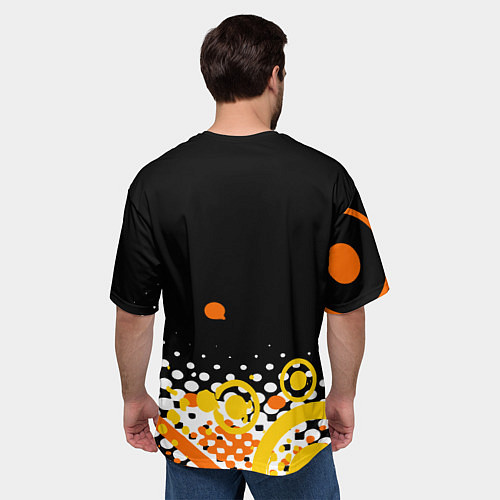 Мужская футболка оверсайз Южный Парк - абстракция / 3D-принт – фото 4
