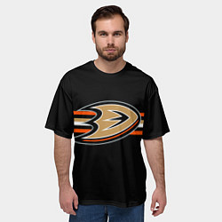 Футболка оверсайз мужская Анахайм Дакс форма, цвет: 3D-принт — фото 2