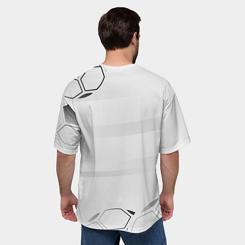 Мужская футболка оверсайз Hoffenheim Football Club Number 1 Legendary / 3D-принт – фото 4