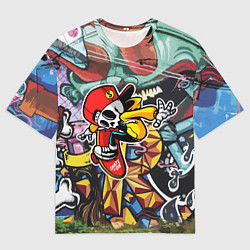Футболка оверсайз мужская Cool skater, цвет: 3D-принт