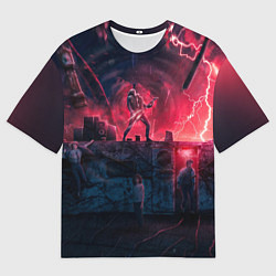 Футболка оверсайз мужская Очень странные дела 4: Vecna season, цвет: 3D-принт