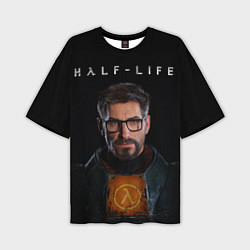 Мужская футболка оверсайз Half life - Gordon Freeman