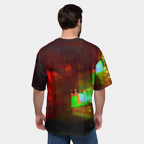 Мужская футболка оверсайз Stray: Бродяжка / 3D-принт – фото 4