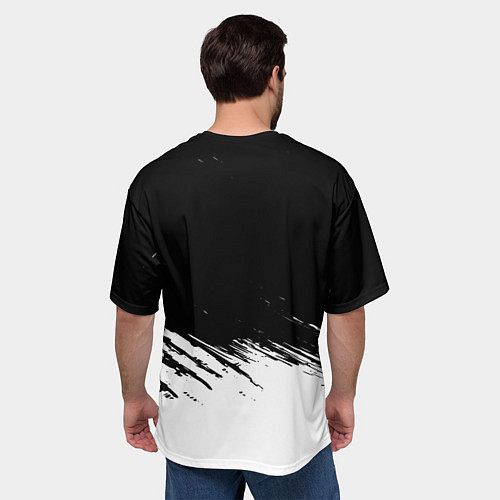 Мужская футболка оверсайз Аналитик из России и Герб Российской Федерации / 3D-принт – фото 4