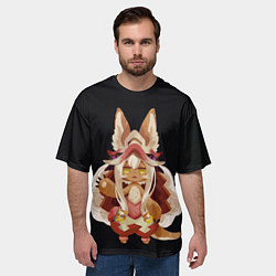 Футболка оверсайз мужская Наначи из аниме Made in Abyss, цвет: 3D-принт — фото 2