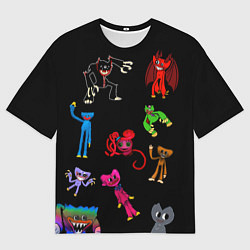 Футболка оверсайз мужская Разноцветные Хагги Вагги, цвет: 3D-принт