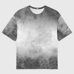 Мужская футболка оверсайз Chrome texture