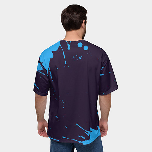 Мужская футболка оверсайз Тимур космонавт даб / 3D-принт – фото 4