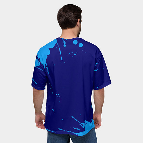 Мужская футболка оверсайз Виктор рокозавр / 3D-принт – фото 4