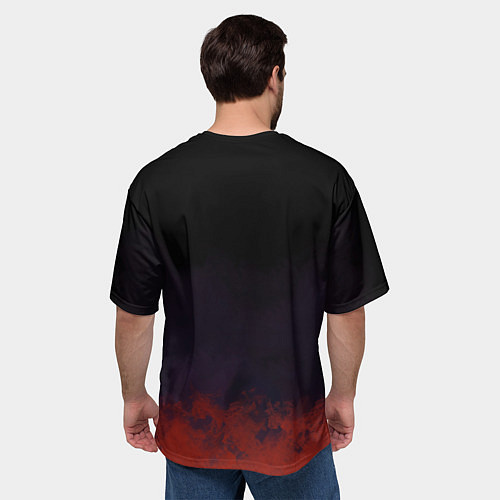 Мужская футболка оверсайз Manji - Клинок Бессмертного / 3D-принт – фото 4