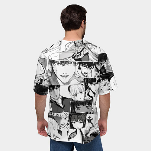 Мужская футболка оверсайз Игра Дарвина паттерн / 3D-принт – фото 4