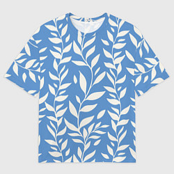 Футболка оверсайз мужская Цветы Голубого Луга, цвет: 3D-принт