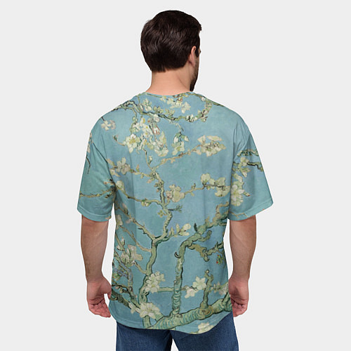 Мужская футболка оверсайз Ван Гог Селфи - Арт Портрет / 3D-принт – фото 4