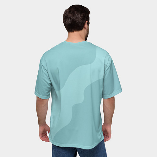 Мужская футболка оверсайз Бродяга с друзьями / 3D-принт – фото 4