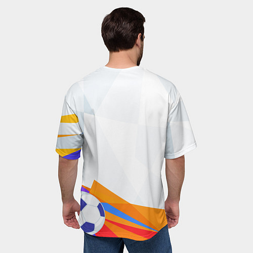 Мужская футболка оверсайз Sevilla Абстракция / 3D-принт – фото 4