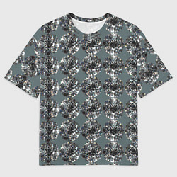 Мужская футболка оверсайз Бриллианты - текстура