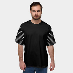 Футболка оверсайз мужская Униформа кроссфита - абстракция, цвет: 3D-принт — фото 2