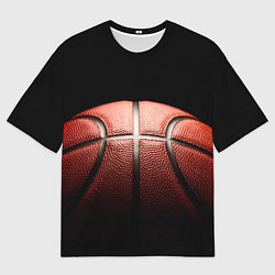 Мужская футболка оверсайз Basketball ball