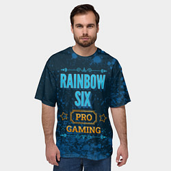 Футболка оверсайз мужская Игра Rainbow Six: pro gaming, цвет: 3D-принт — фото 2