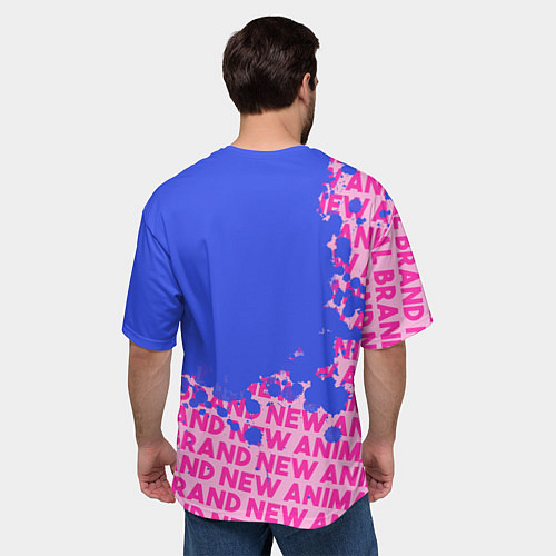 Мужская футболка оверсайз Совершенно новое животное арт / 3D-принт – фото 4