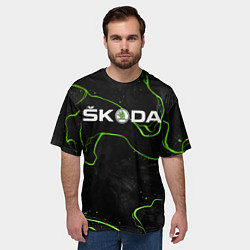 Футболка оверсайз мужская Шкодавод, цвет: 3D-принт — фото 2