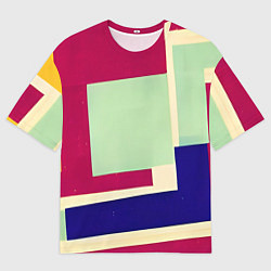 Футболка оверсайз мужская В стиле авангардизма, цвет: 3D-принт