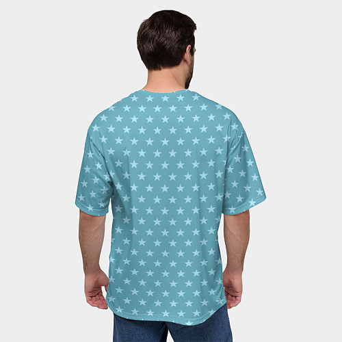 Мужская футболка оверсайз Крейзи лягуха на мопеде / 3D-принт – фото 4